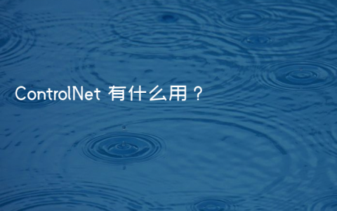 ControlNet 有什么用？