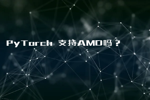 PyTorch 支持AMD吗？