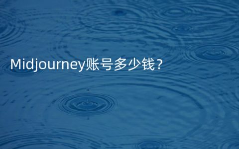 Midjourney账号多少钱？