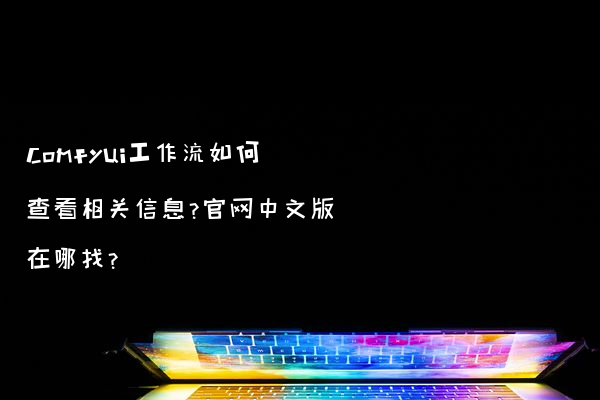 Comfyui工作流如何查看相关信息？官网中文版在哪找？